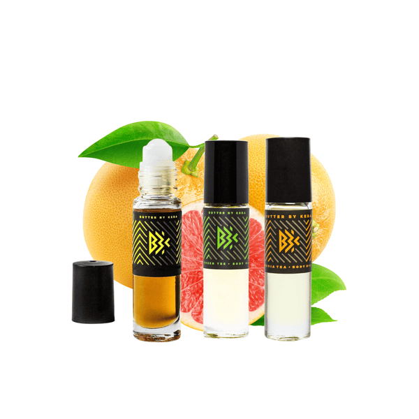 butterbykeba.com Cosmetic Sets Citrus & Fruit Perfume Oil Trio Citrus & Fruit Trio Set Roll-on Body Oils  860010175842